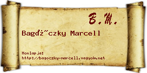 Bagóczky Marcell névjegykártya